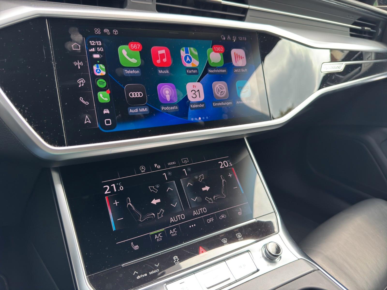Audi A6 40 TDI qu. Leder Navi CarPlay RFK 360° AHK AC, миниатюра 18