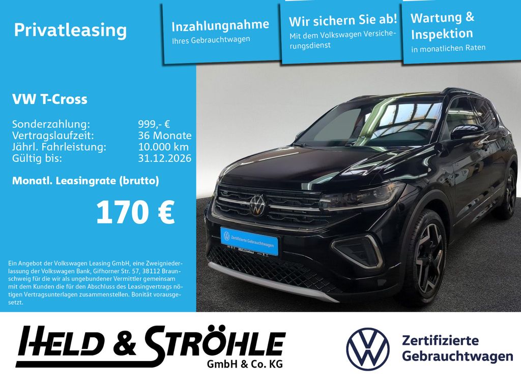 T-Cross R-Line 1.0 TSI IQ.LED NAV PDC SHZ 5J.GAR