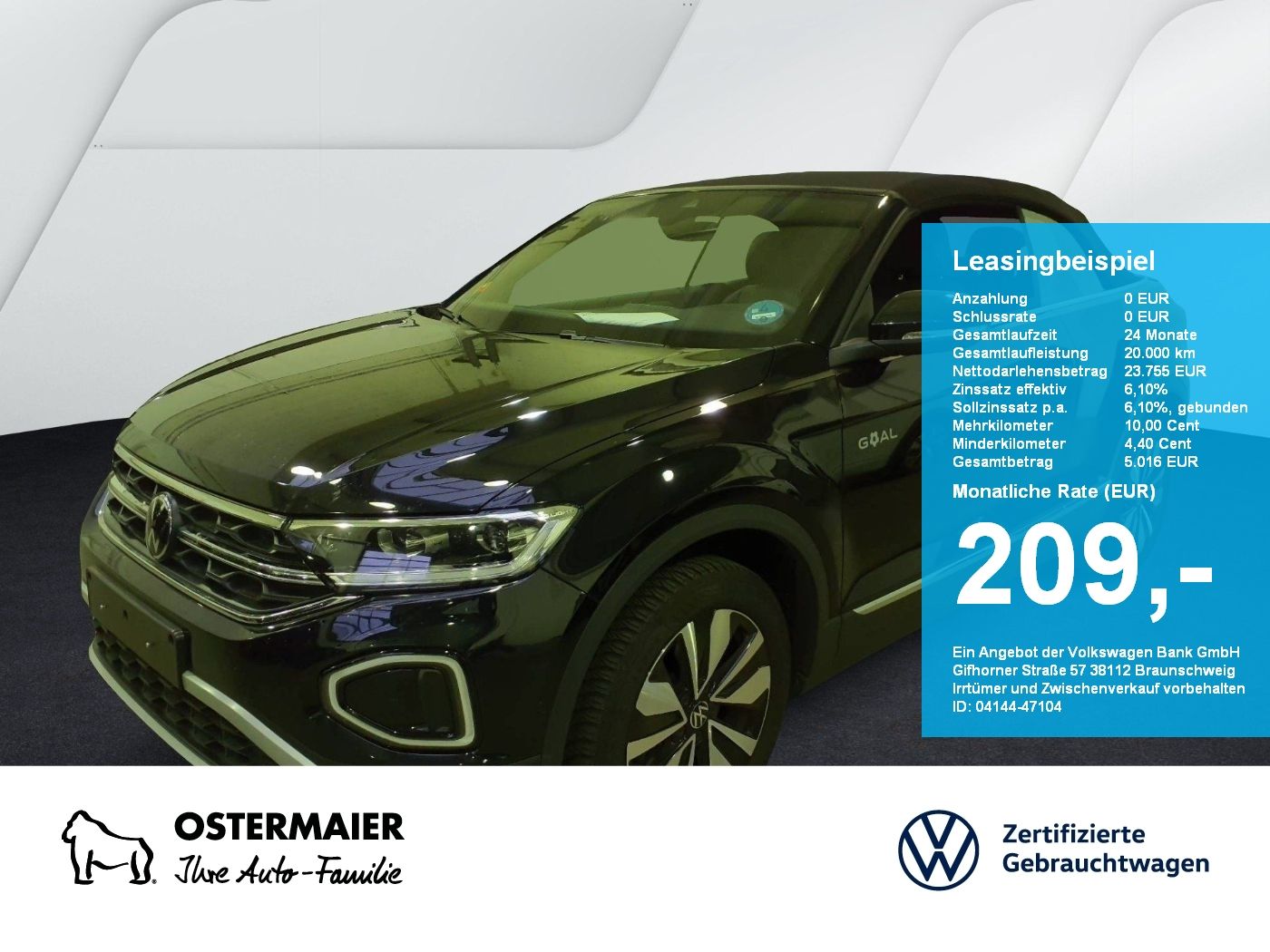 Volkswagen T-Roc Cabriolet GOAL 1.0TSI 116PS ACC.KAMERA.NAV