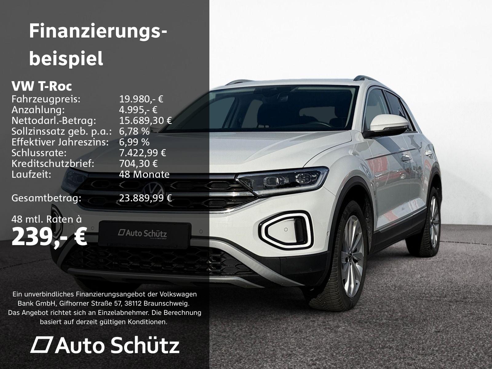 Volkswagen T-Roc 1.5 TSI Style+LED+SHZ+PDC+ACC+App Connect