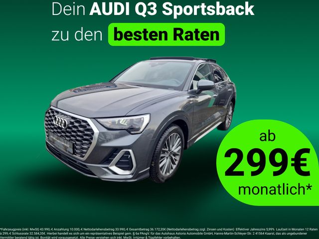 Audi Q3 Sportback Design rot 2x S-line SONOS Pano RFK