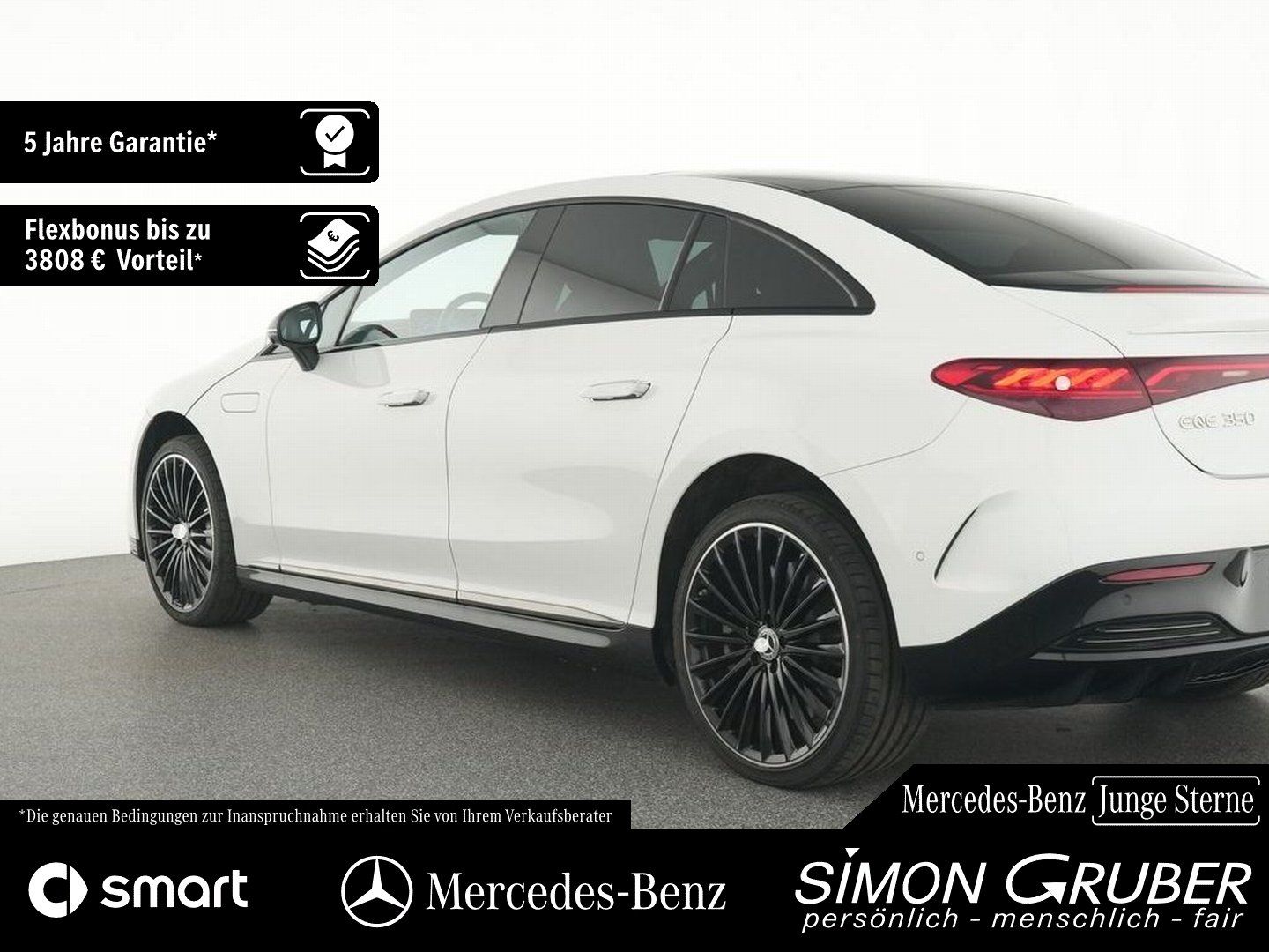 Fahrzeugabbildung Mercedes-Benz EQE 350 AMG Night Pano Airmatic Burm Leder DigiL