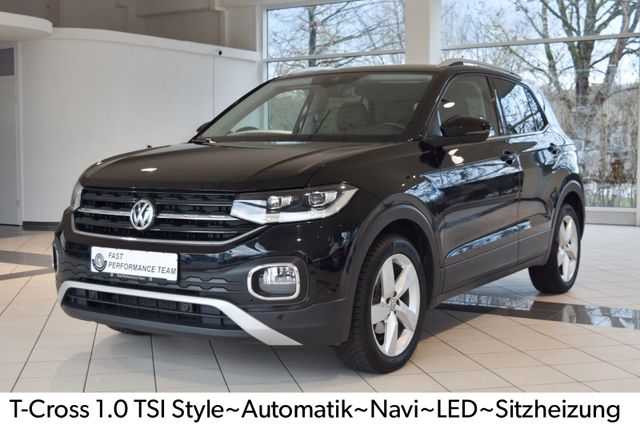 Volkswagen T-Cross 1.0 TSI Style~Automatik~Navi~LED~SitzHZ