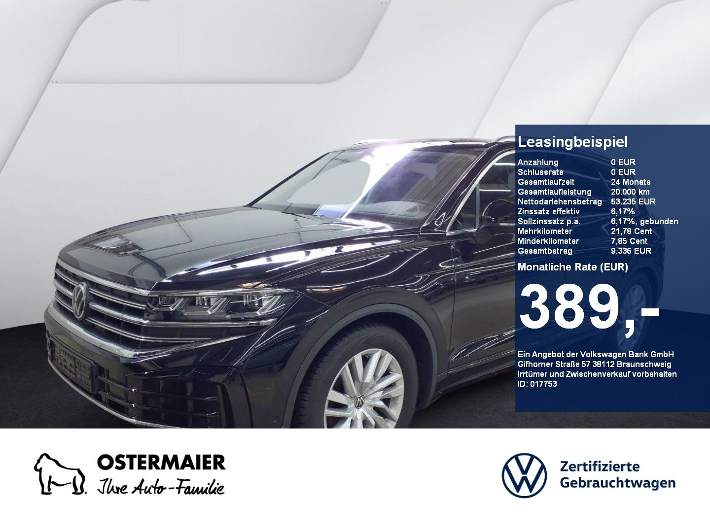 Volkswagen Touareg ELEGANCE 3.0TDI 231PS NP.91T AHK.LUFT.AC