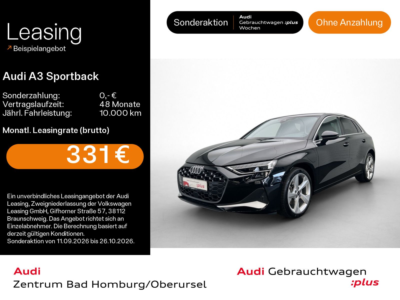 Audi A3 Sportback 40 TFSI e Advanced*Navi*LED*Alu*HUD