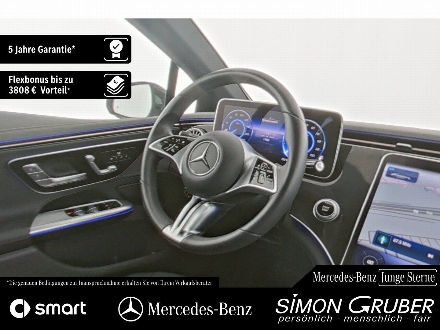 Fahrzeugabbildung Mercedes-Benz EQE 350+ Electric Art Kamera LED Memory Ambi ACC