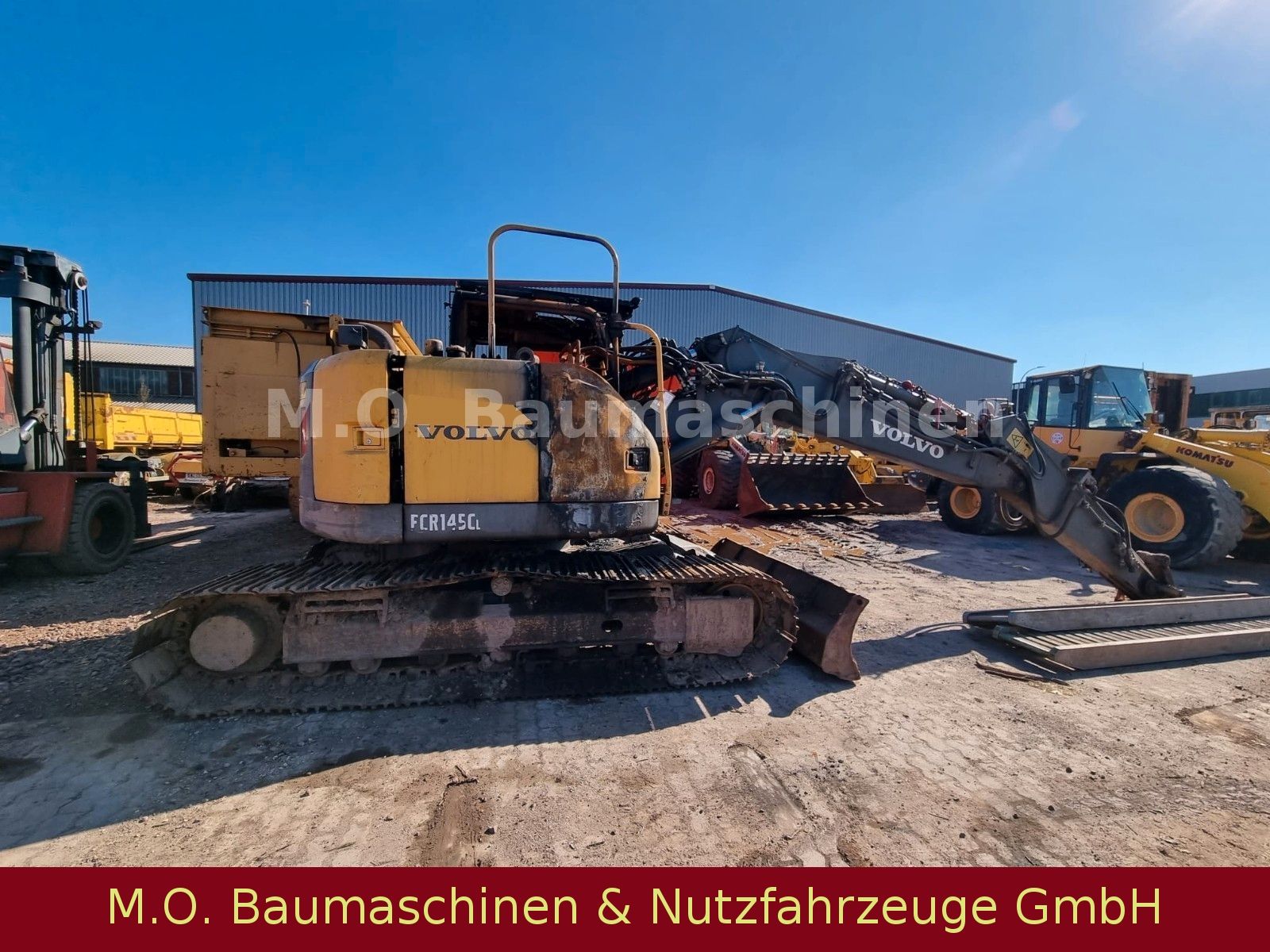Fahrzeugabbildung Volvo ECR 145 CL / SW / Brandschaden