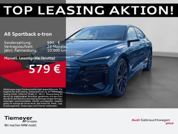 Audi Leasingangebot: Audi A6 Sportback e-tron S LINE EDT ONE PANO 360 HuD
