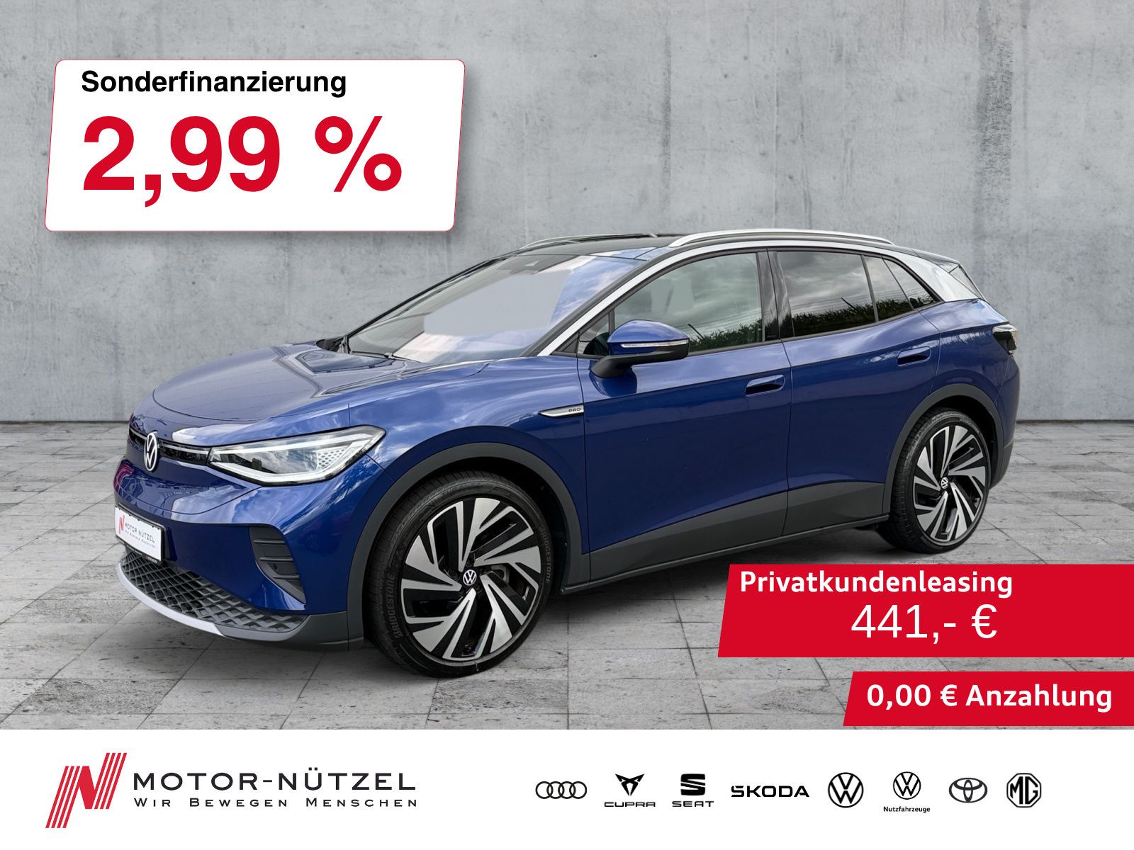 Volkswagen ID.4 150kW Pro Performance MATRIX+NAVI+ACC+AHK