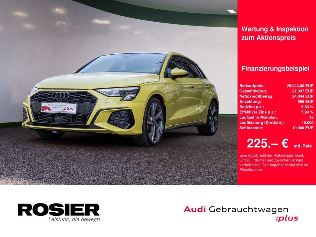 Audi A3 Sportback S line 35 TFSI S tronic ACC PANO BT
