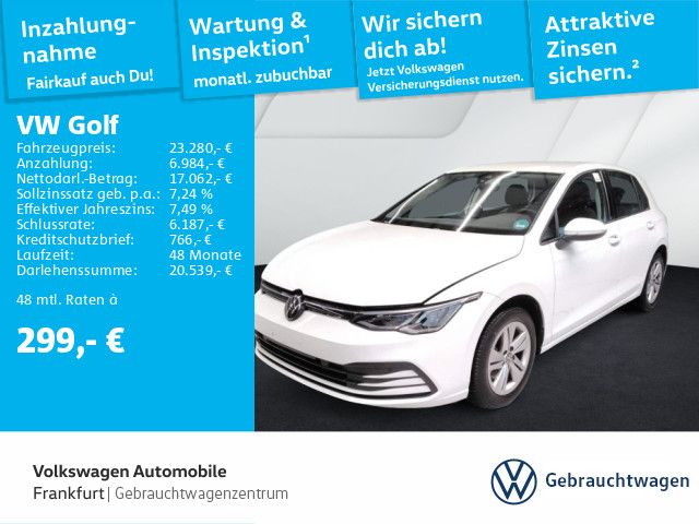 Volkswagen Golf VIII 2.0 TDI Life Navi 16"Alu "Lane Assist"