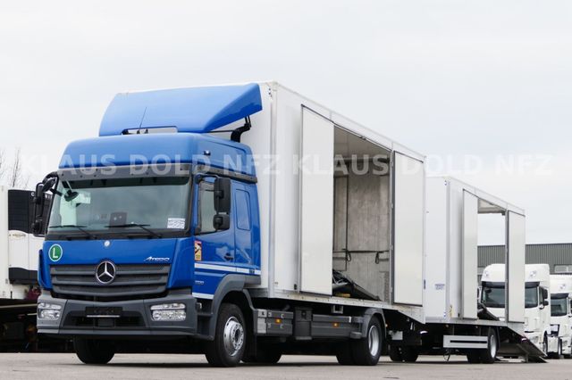 Mercedes-Benz Atego 1330 Autotransporter Geschloss. Gesamtzug