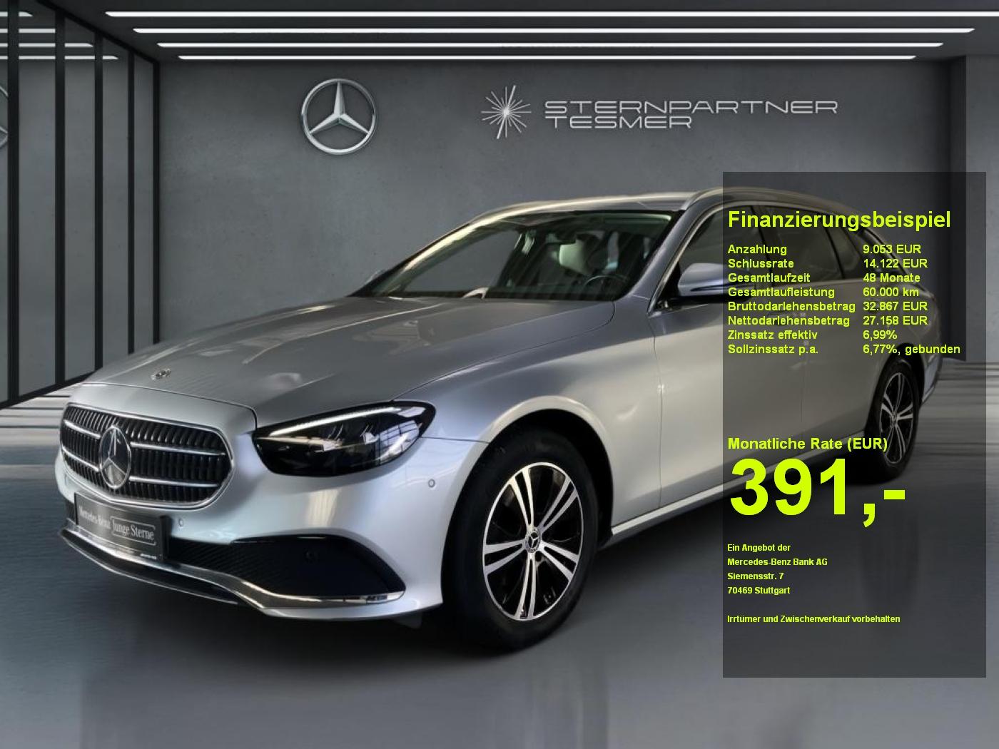 Mercedes-Benz E 220 d T Avantgarde+MBUX+Memory+Ambiente+WIDE