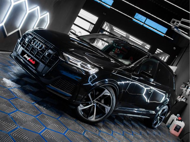 Audi Q7 TFSI 55 NOIR Sline 7 PL QUATTRO / B&O / full 