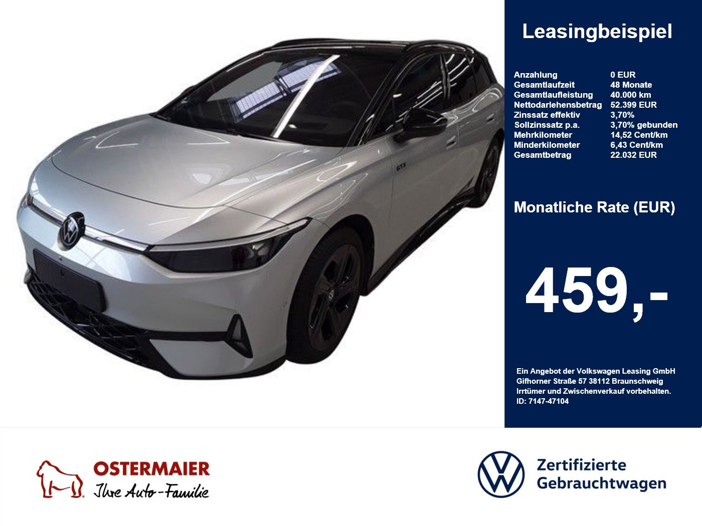 Volkswagen ID.7 Tourer GTX 340PS 4M ACC.5J-G.WÄRMEPU foto 1