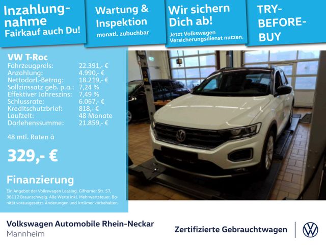 Volkswagen T-Roc 1.5 TSI Sport AHK LED PDC Sitzheizung uvm