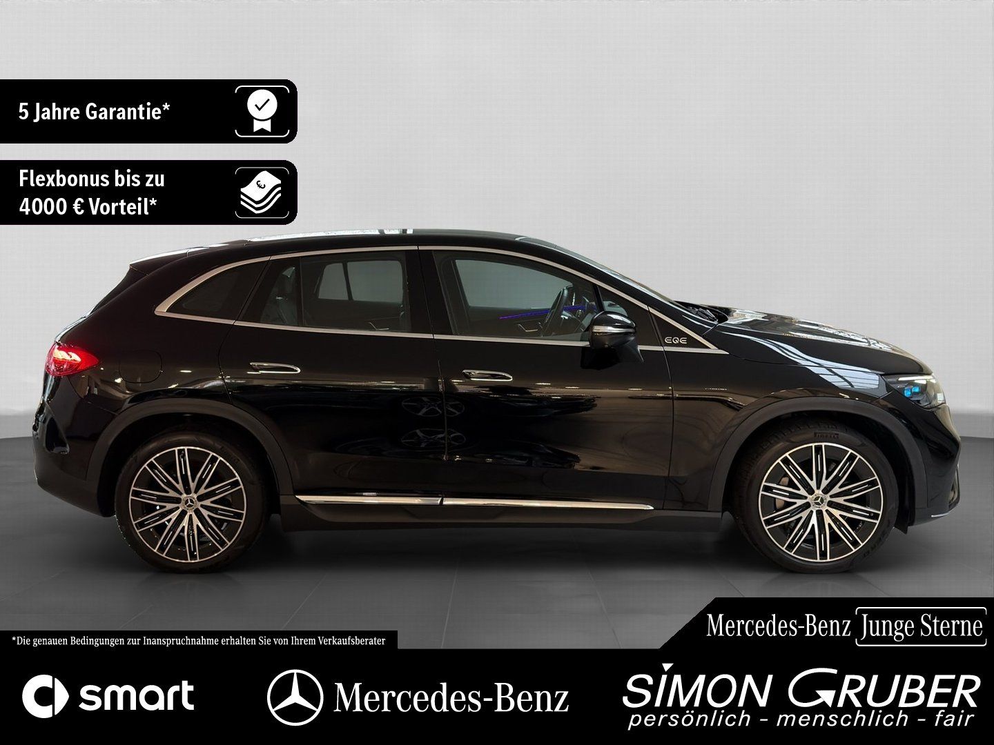 Fahrzeugabbildung Mercedes-Benz EQE 350 4M SUV AMG DigiLight 360 ACC 21Zoll