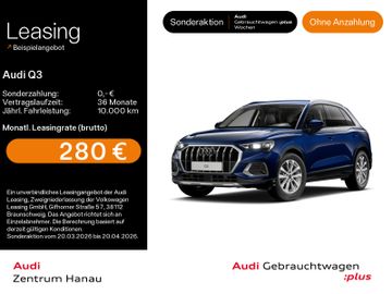 Audi Leasingangebot: Audi Q3 35 TFSI advanced*NAVI-PLUS*AHK*SHZ*PDC*VIRTUA