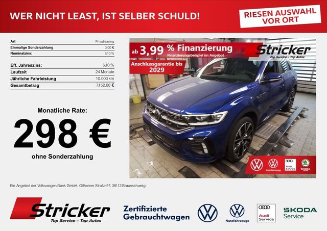 Volkswagen T-ROC R-Line 2.0TSI DSG 4M 298,-ohne Anzahlung A