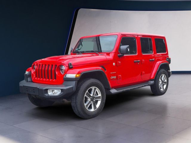 Jeep Wrangler Sahara AHK Kamera Totwinkel