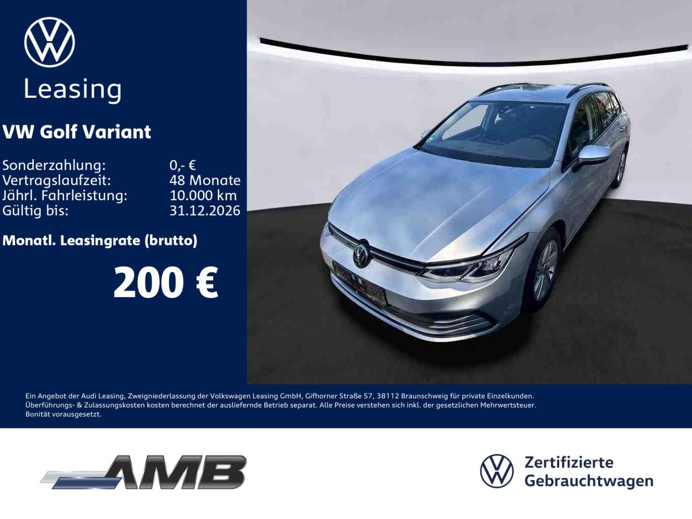 Volkswagen Golf Variant Life 2.0 TDI LED/TravelAssist/Navi, миниатюра 10