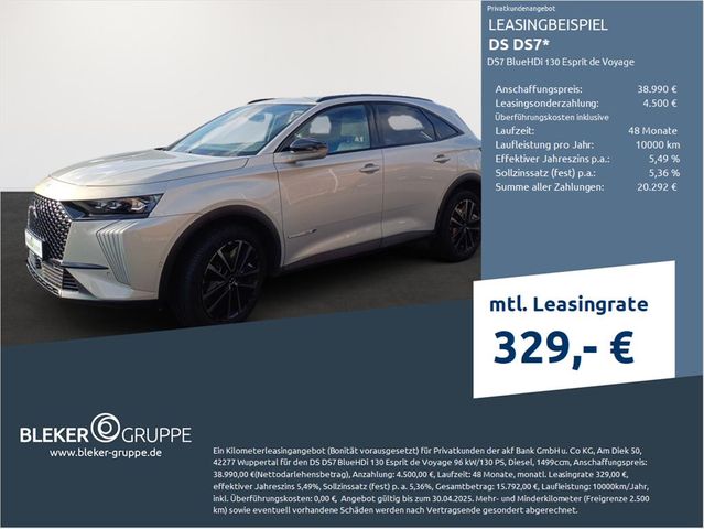 DS Automobiles DS7 BlueHDi 130 Esprit de Voyage