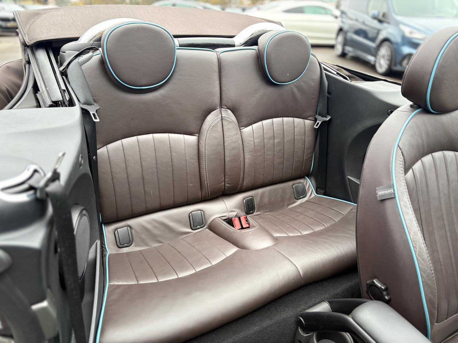 MINI COOPER S CABRIO*HIGHGATE SONDERMODELL*ICED CHOCO