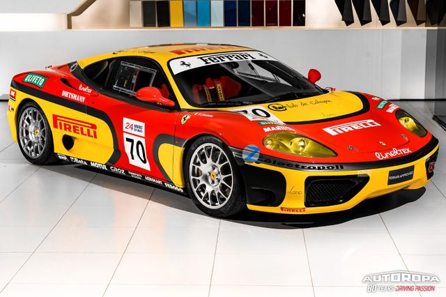 Ferrari 360 Challenge with registration on plates