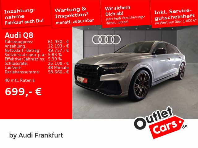 Audi Q8 50 TDI quattro S Line Ed Leder Matrix Pano Hu