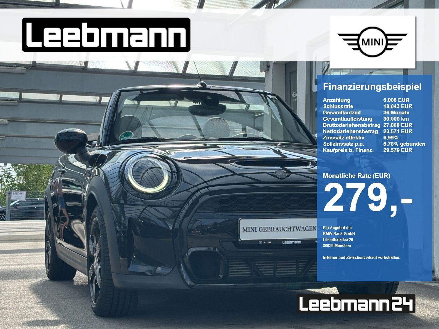 MINI Cooper S Cabrio 2023