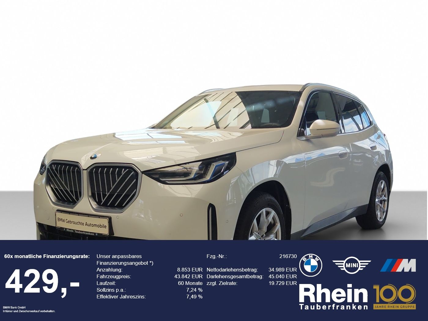 BMW BMW X3 20d xDrive SAG AHK/LED+/LHZ/MEMO/K-ZUG/CAM/
