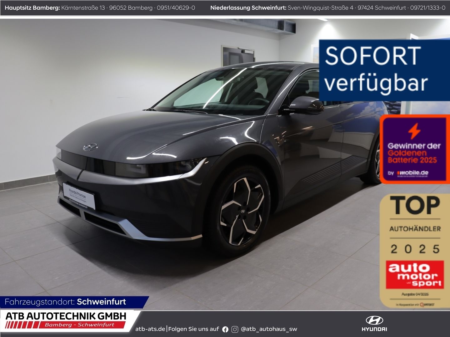 Fahrzeugabbildung Hyundai IONIQ 5 77,4 kWh TECHNIQ 99,3% SOH Navi Klimasit