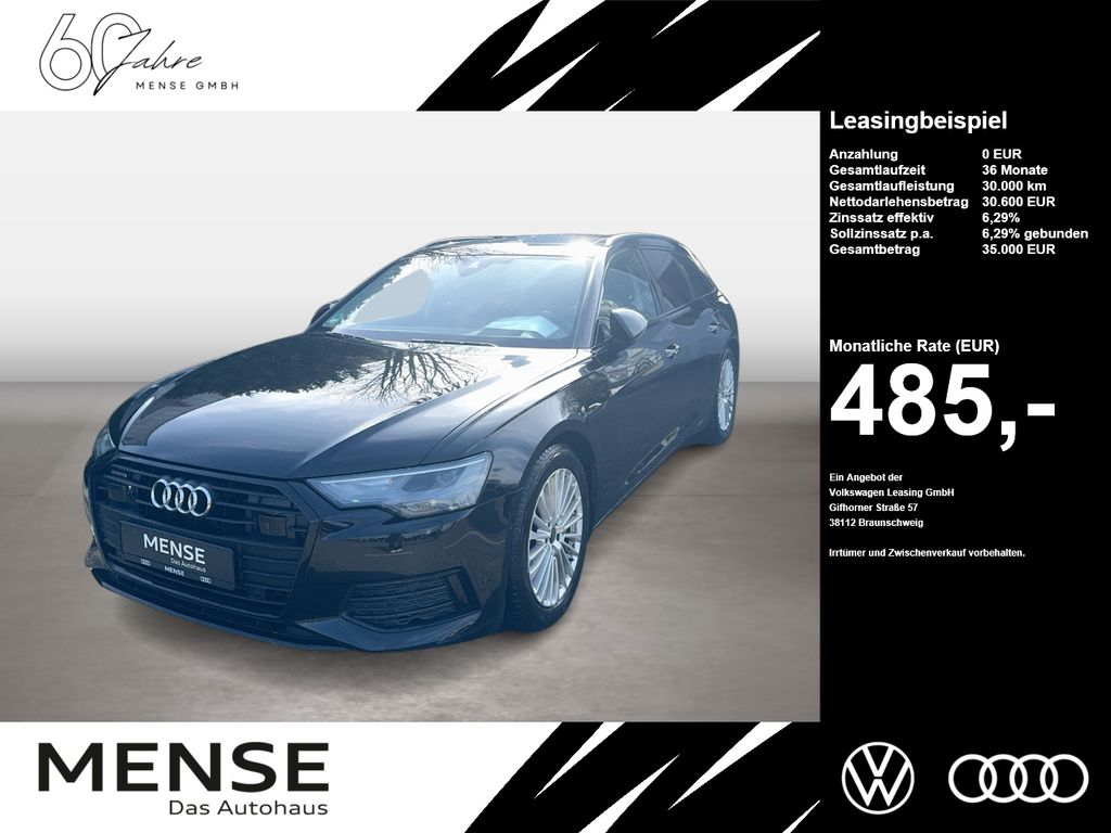 Abbildung Leasingangebot Audi A6 Avant 50 TFSIe S tronic Design AHK