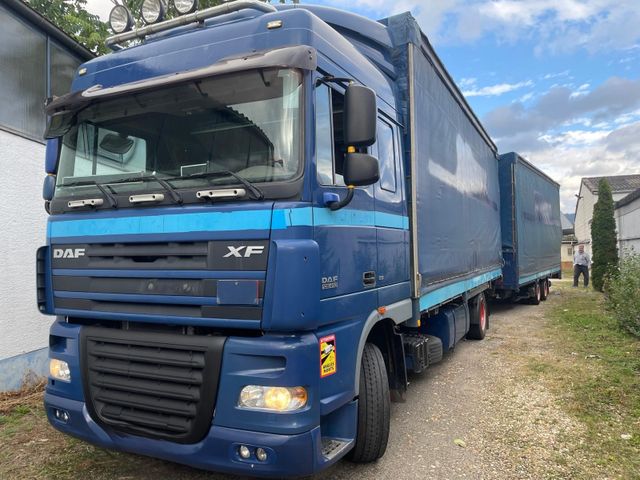 DAF FAXF 105.410 T , Jumbo mit Anhänger , EEV