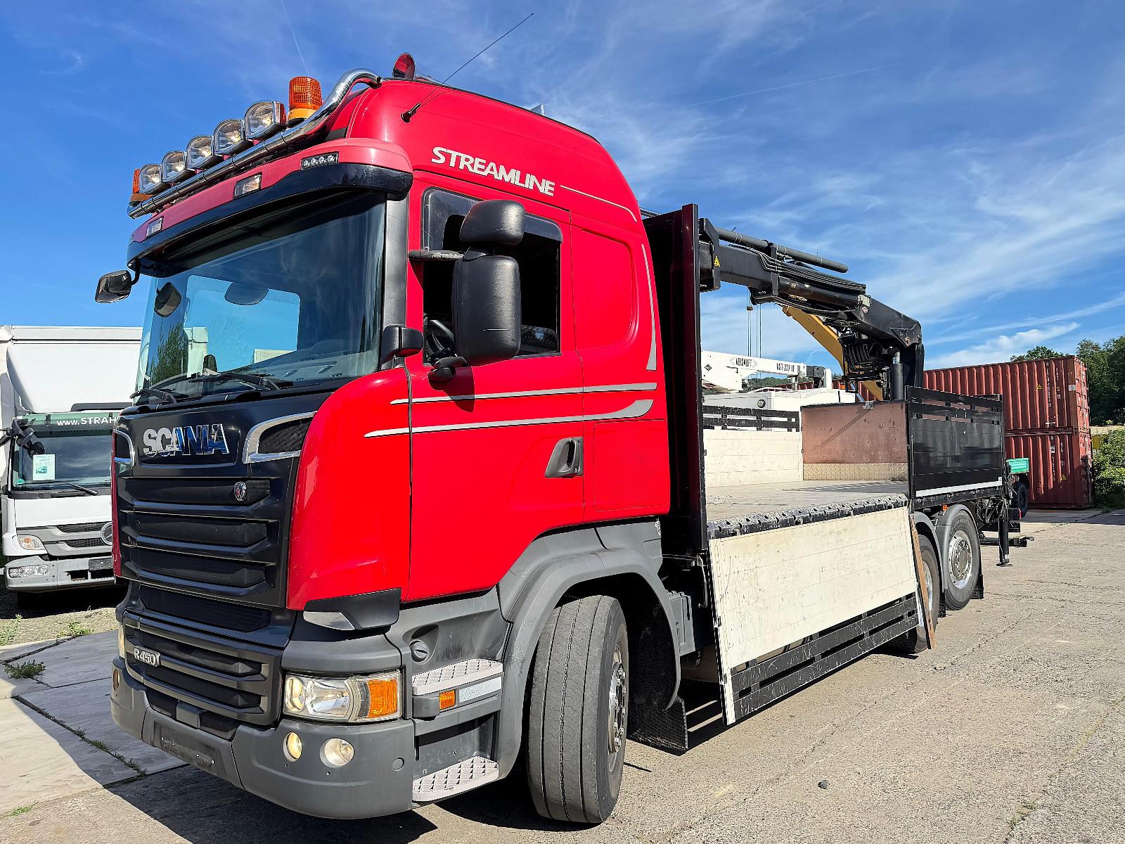 Scania R 450 6x2 + HIAB 166 K PRO KRAN