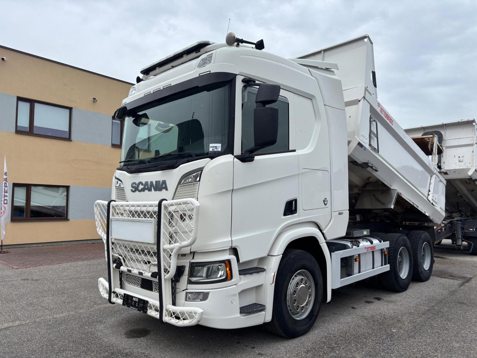 Scania R580 6x4 EURO6 + RETARDER + HEATING BOX + VIBRAT