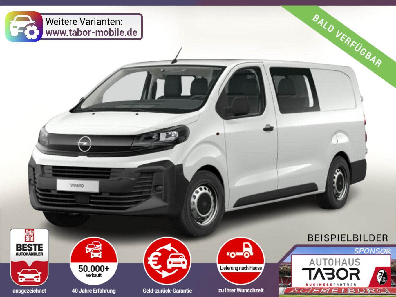 Opel Vivaro DOKA AT8 XL Kam CarPl SichtP UVP-39%*