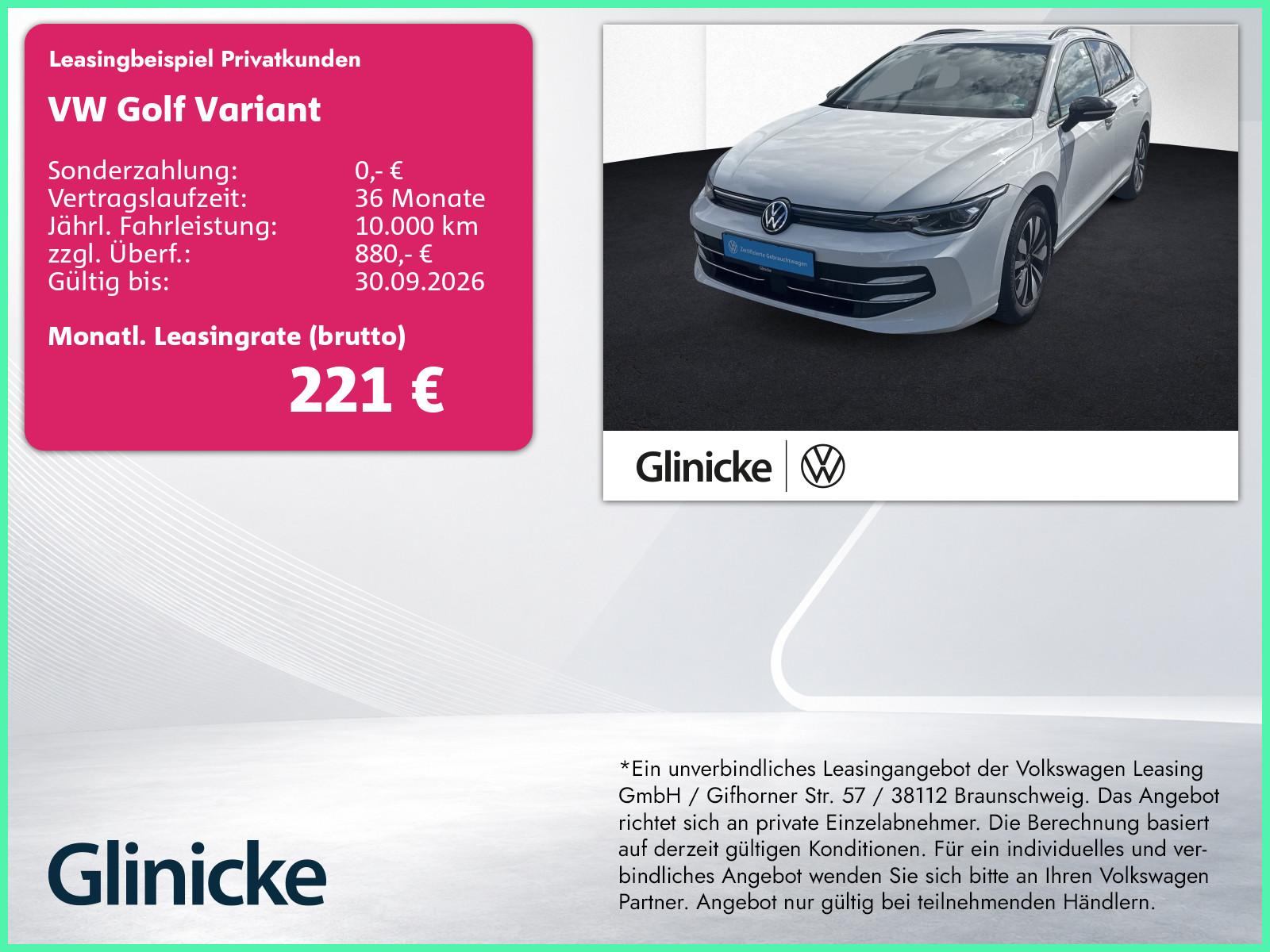 Volkswagen Golf Variant Goal 1.5 TSI RFK+LED+Travel Assist+