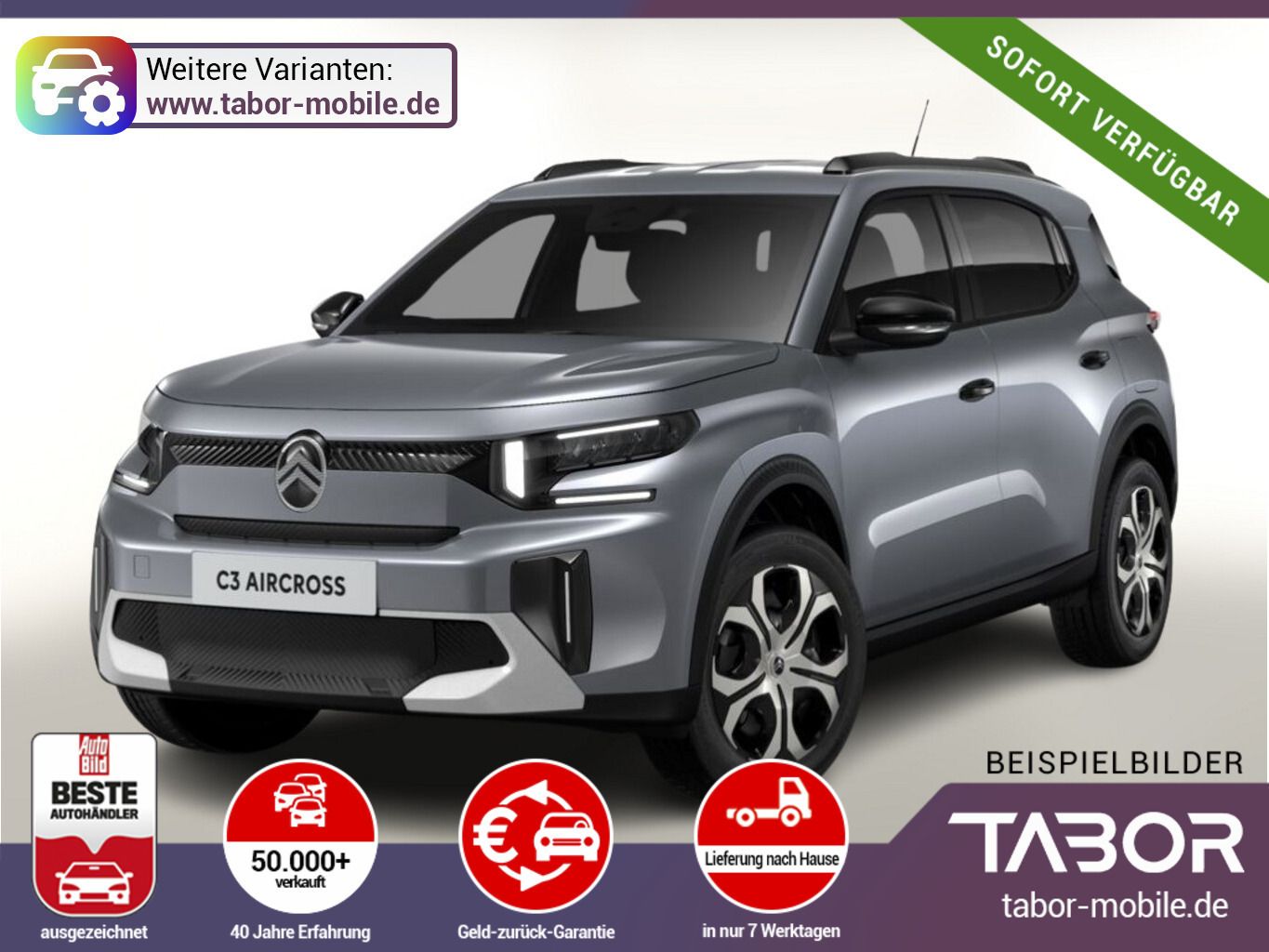 Citroën C3 Aircross PLUS 7S Kam PDC CarP PrivG UVP-15%*