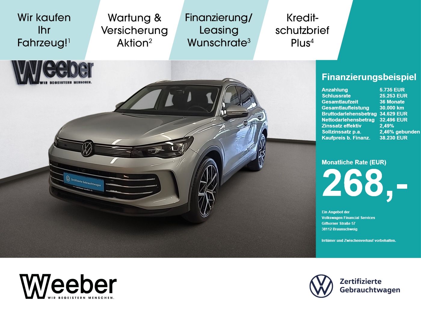 Volkswagen Tiguan Elegance *MATRIX*PANO*AHK*5J GAR*KEYLESS*