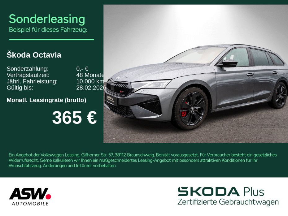 Octavia Combi RS 2,0 TSI DSG AHK Pano Navi ACC