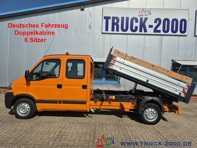 Opel Movano 2.5 CDTI 3500 3 Seitenkipper 6Sitzer DoKa