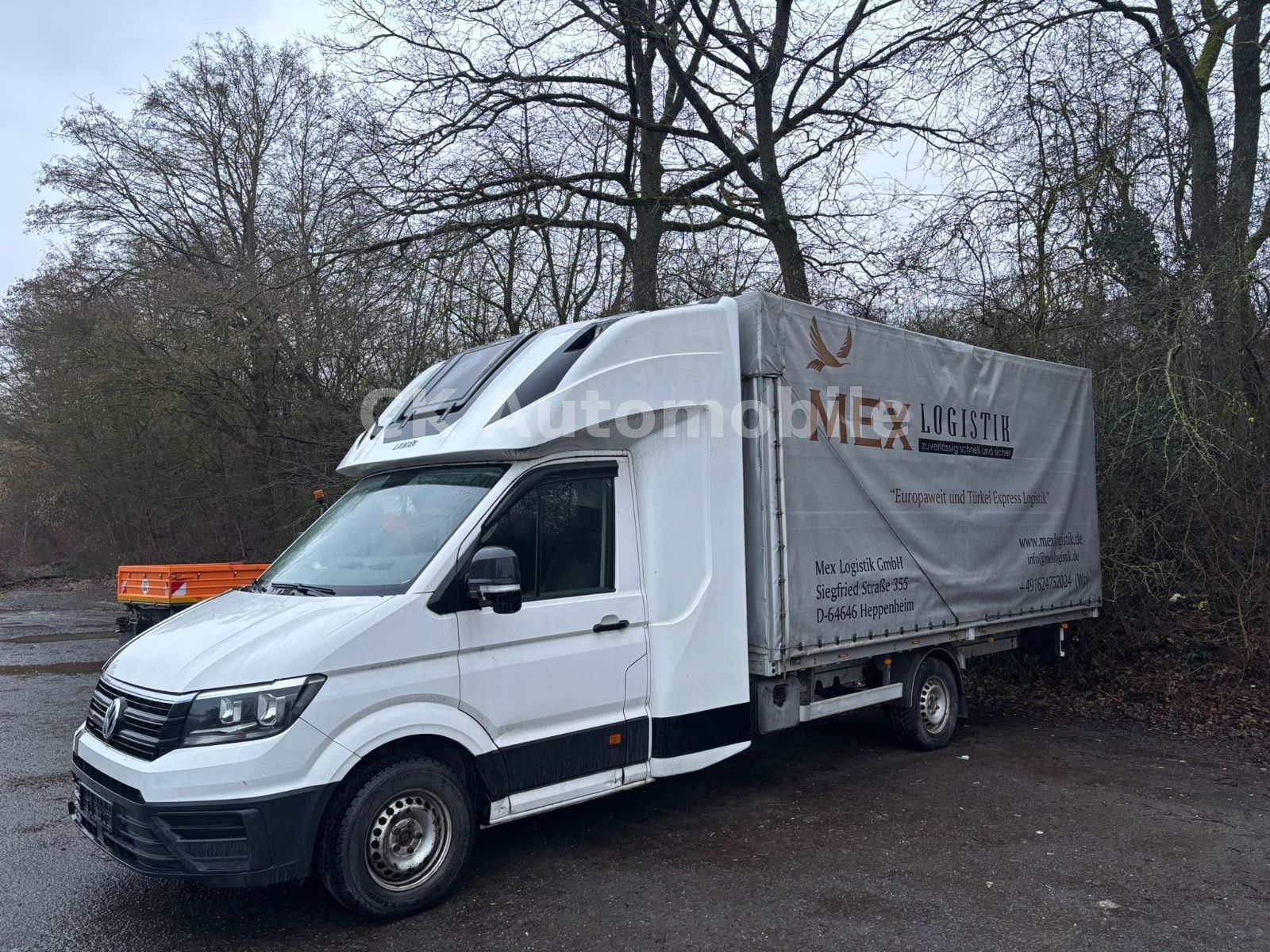 Fahrzeugabbildung Volkswagen Crafter Pritsche/Plane 35 lang FWD/Motorschaden