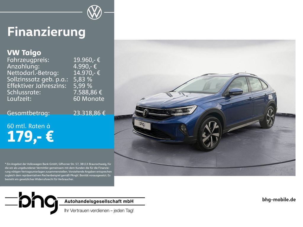 2022 Volkswagen Taigo