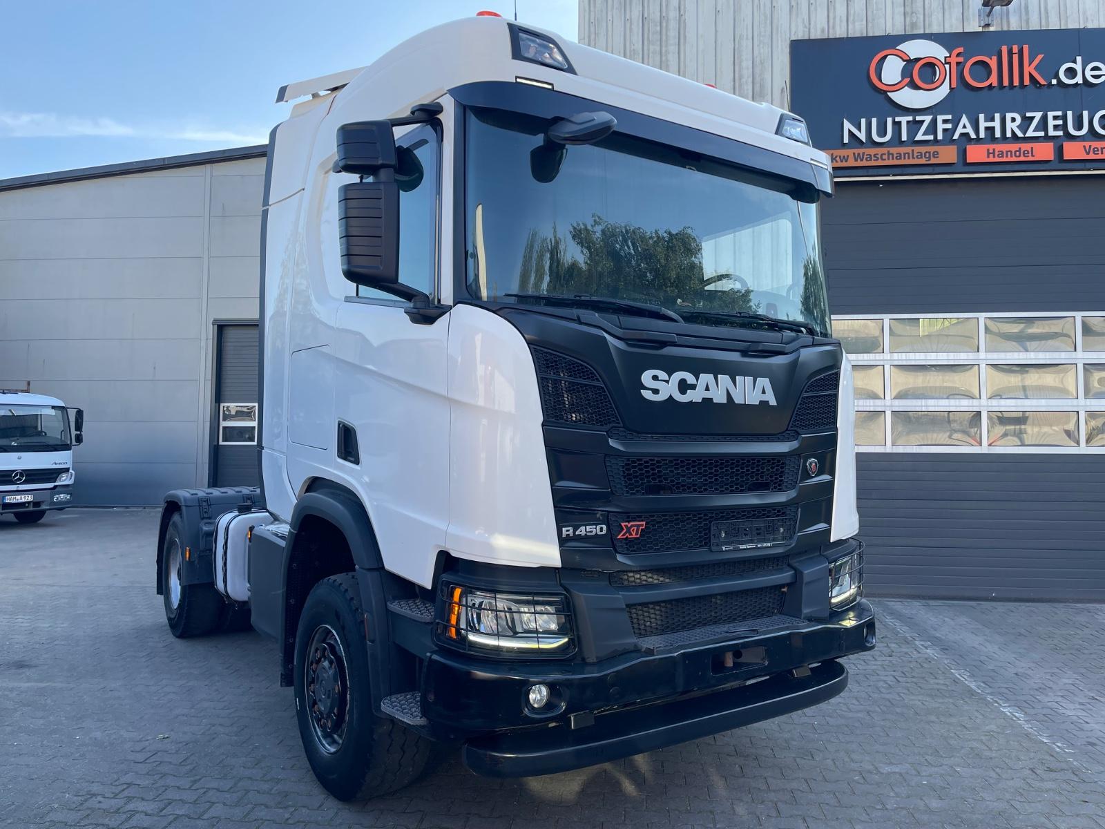 Scania R450 XT 4x4, Retarder, AP-Achse Blatt- Luft