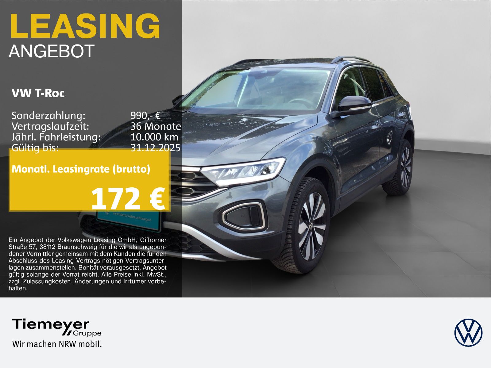 Volkswagen T-Roc 1.0 TSI GOAL LM17 NAVI SITZHZ PDC