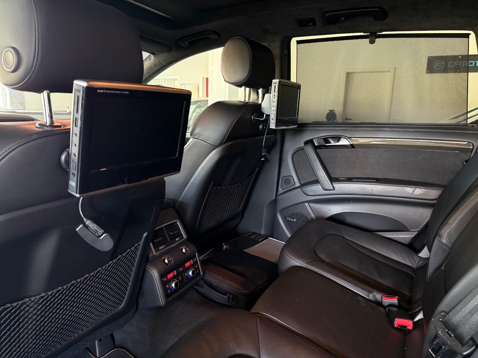 AUDI Q7 6.0 TDI V12 500ch QUATTRO - CÉRAMIQUE - BOSE - SUSPENSION PNEUMATIQUE - CARBON REAR ENTERTAINMENT - ATTELAGE PIVOTANT