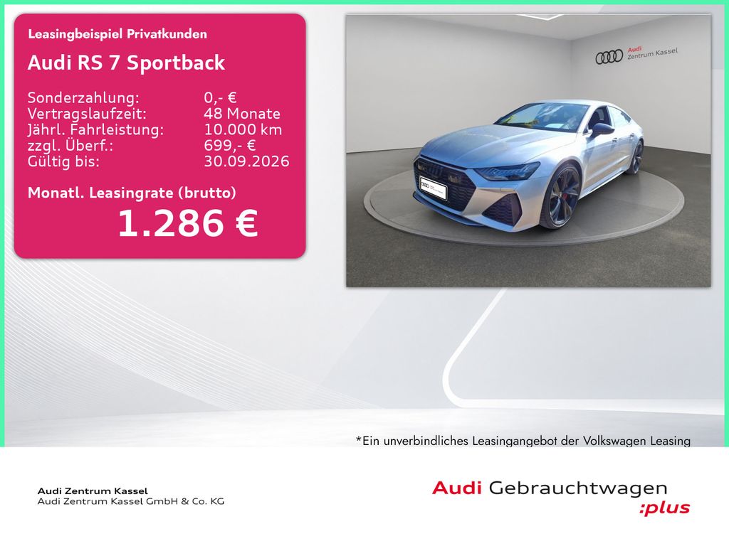 Audi RS 7 SB 4.0 TFSI quattro Laser B&O Keramik 360°