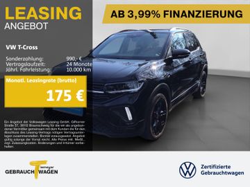 Volkswagen Leasingangebot: Volkswagen T-Cross 1.0 TSI DSG R-LINE BLACK LM18 MATRIX ASS