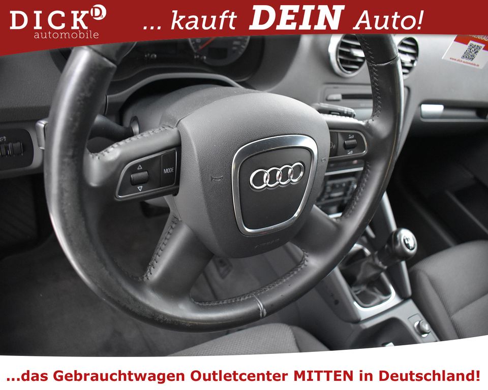 Audi A3 SB 1.4 TFSI Attract. XEN+SHZ+PDC+TEMP+MFL+17"